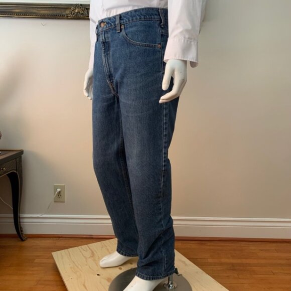 LEVI'S 516 Slim Fit Straight Leg Red Tab Men's Zip Closure Jeans - Picture 4 of 9